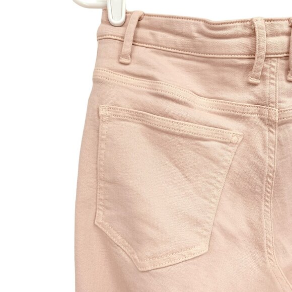 SPANX Women's The Slim-X  Stretch Mid Rise Pale Pink Cropped Jeans W28" x L26.5" - Picture 9 of 12